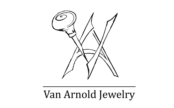 Jewelry workshop Van Arnold. Logo design.
