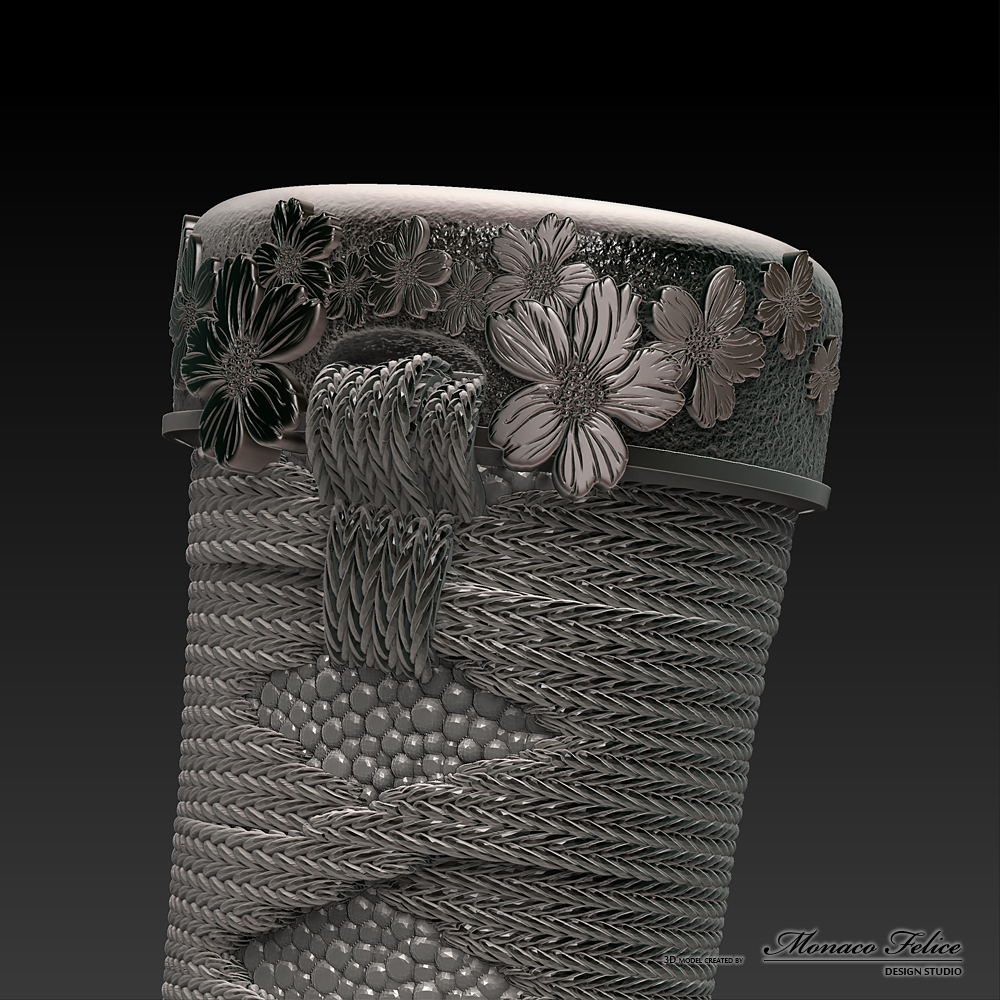 Digital Sculpting Jewellery in ZBrush. Creation Exclusive 3D Models for Production of Souvenirs.