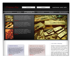 Design layout of the site. Web–design.