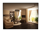 3D visualization of interiors. Studio of 3D graphics and design “Monaco Felice”.