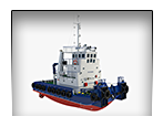 Presentation 3D model of the ship. Creating 3D models on order.