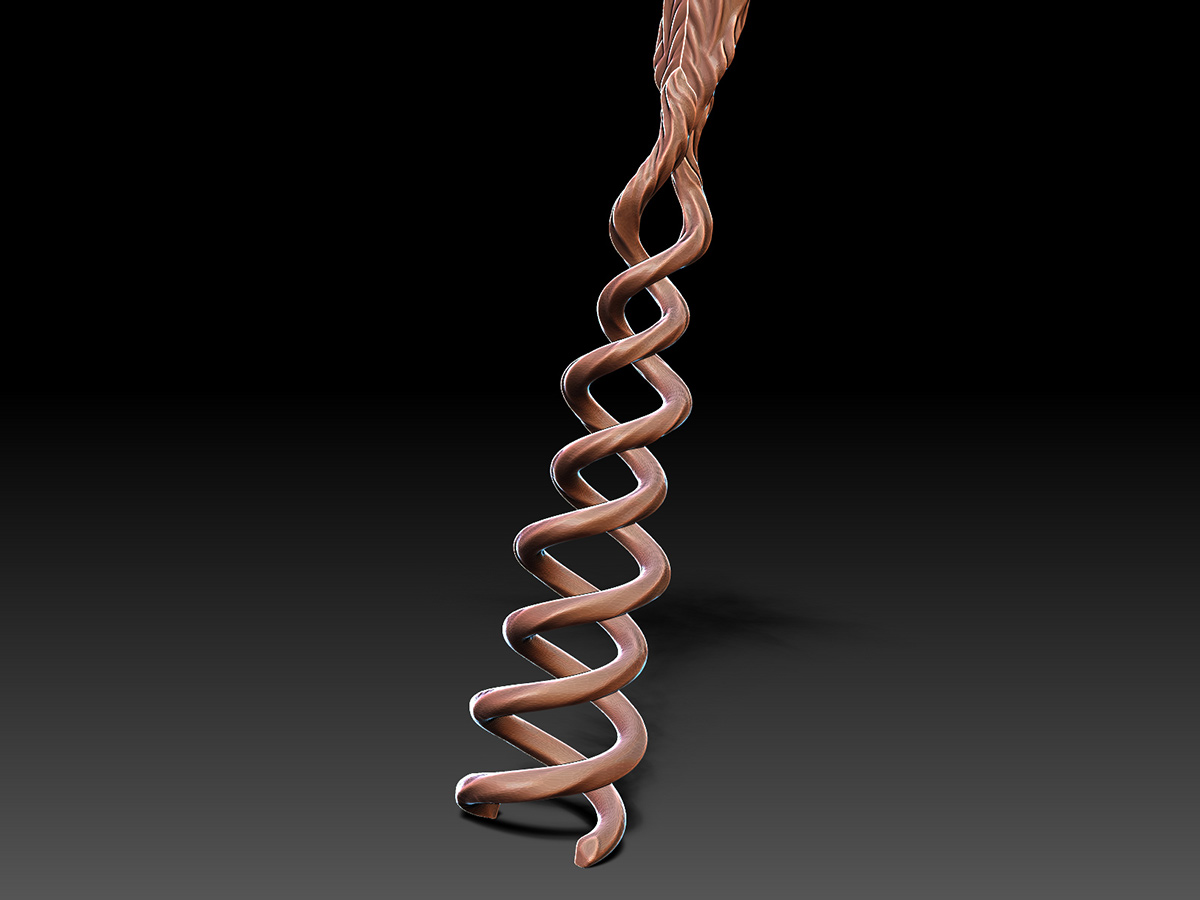 angled view of sculptural star emphasizing depth layering and directional flow of the form