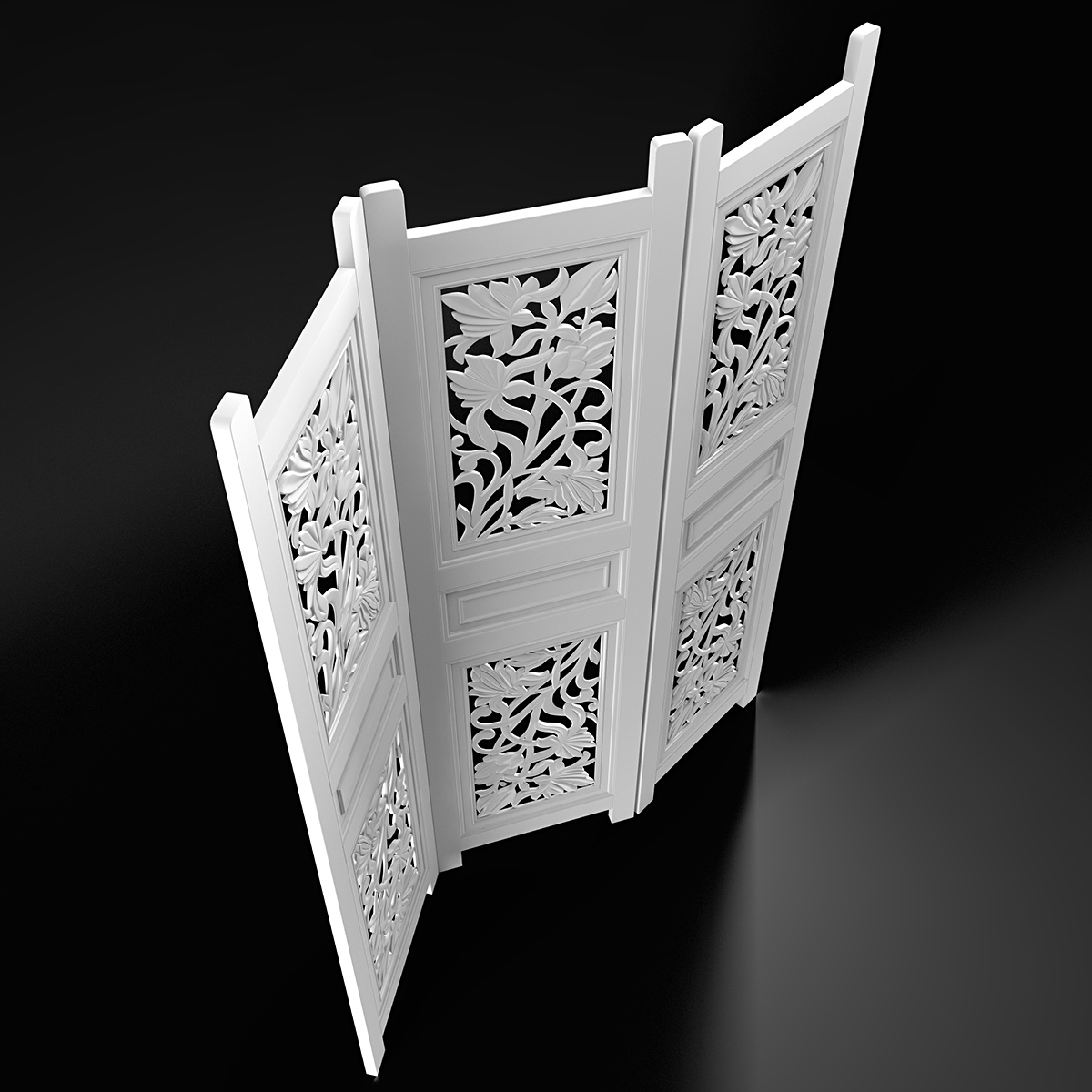 3D modeling of decorative elements for furniture production. Design Studio “Monaco Felice”.