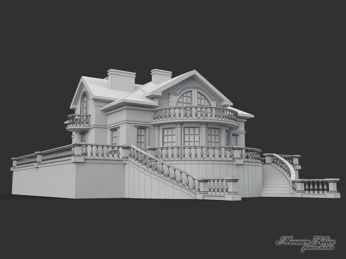 Architectural Visualization. Freelance 3D Artist Sergiy M. Yurchenko.
