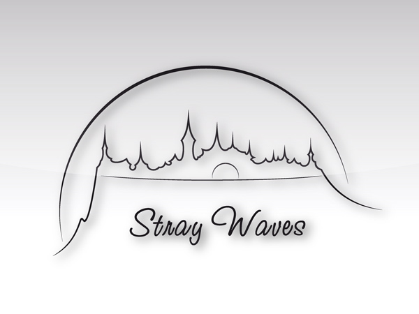 Creating a logo Stray Waves. Graphic design.
