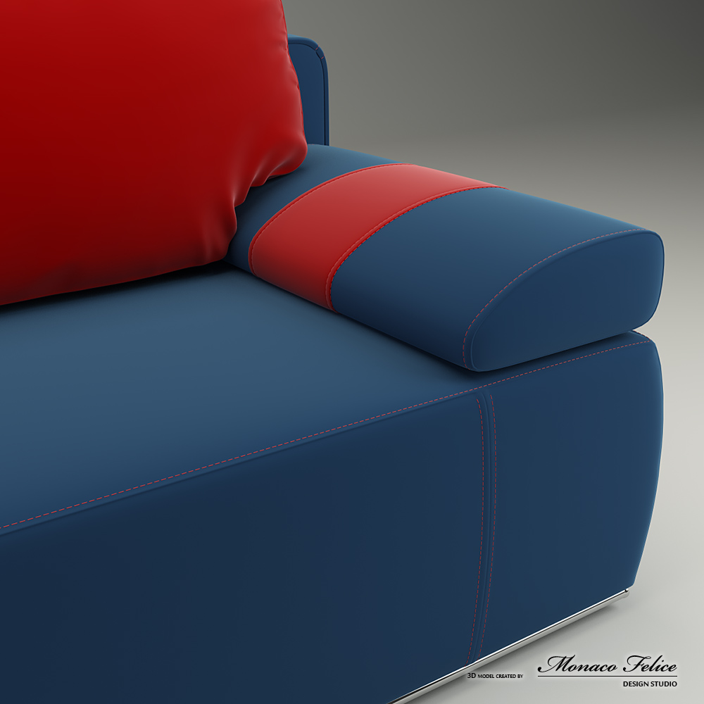 Product Visualization. High quality 3D modeling of furniture.